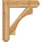Ekena Millwork Westlake Craftsman Rough Sawn Bracket w/ Offset Brace, Western Red Cedar, 8"W x 32"D x 36"H BKT0806X32X36WTL04RWR - alternate 3